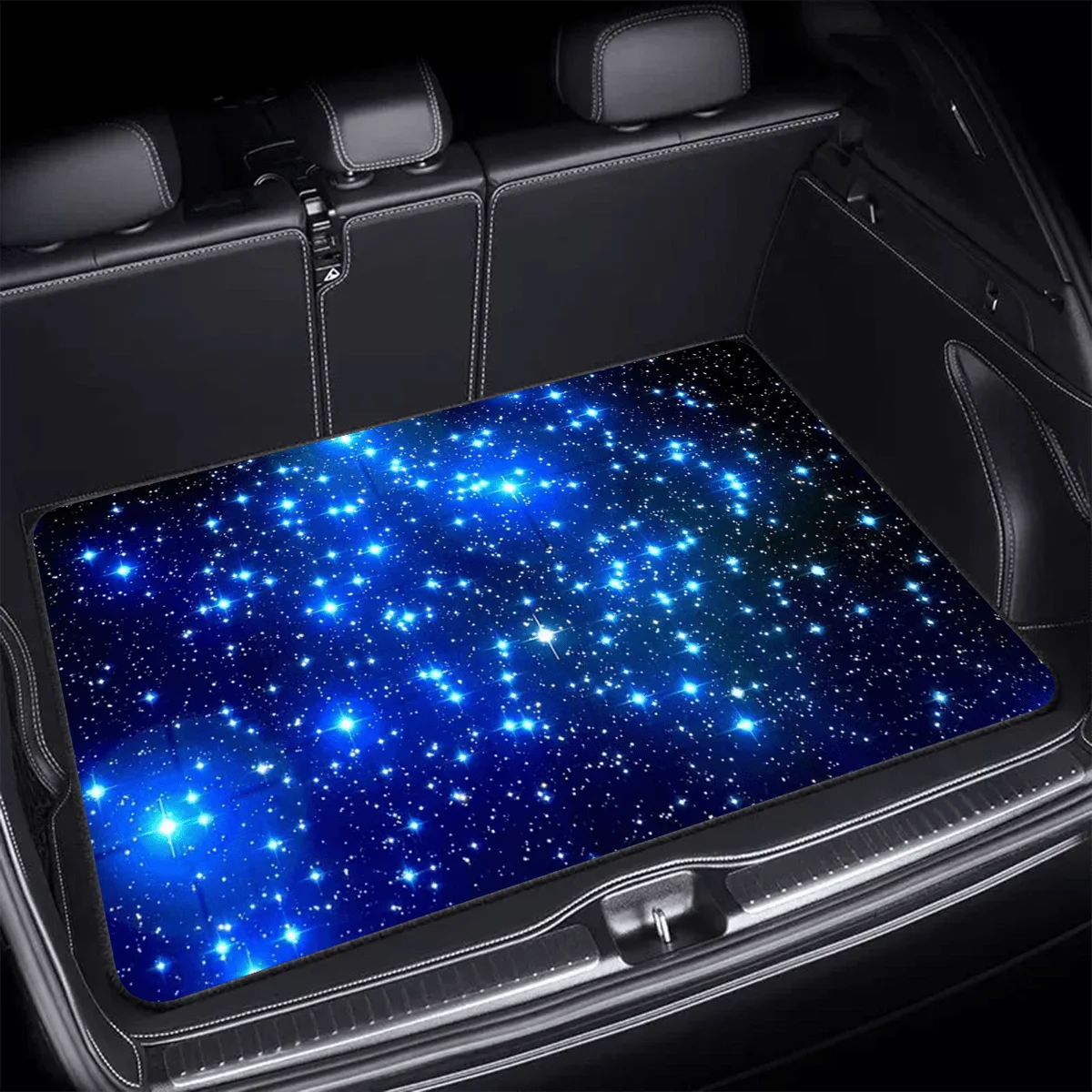 Dreamy Milky Way Trunk Mat, Space Cargo Liner, Wear-Resistant Boot Protector, Car Accessories, Universal Fit, Stain-Resistant