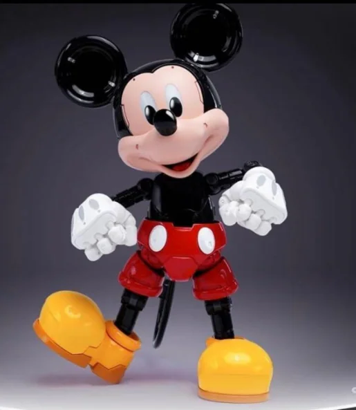100% Original Box Threezero Heat Bubbly Figure Mickey Mouse Disney Collectible Action Figures Model Toys In Stock