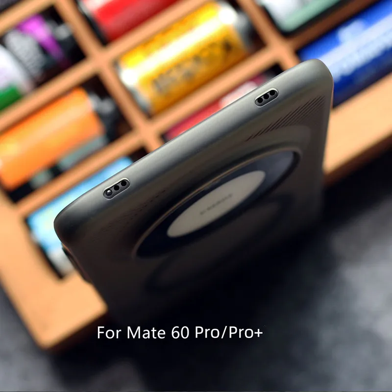 Ultra Slim Hard Back Case For Huawei Mate 60/60 Pro Matte Geometric uneven Anti-Fingerprint frosted stripe Cover Funda