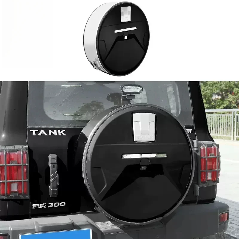 Great Wall GWM WEY Tank 300 Stainless Steel Tank 300 Tire Cover Replacement Tire Cover External Decor Accessories