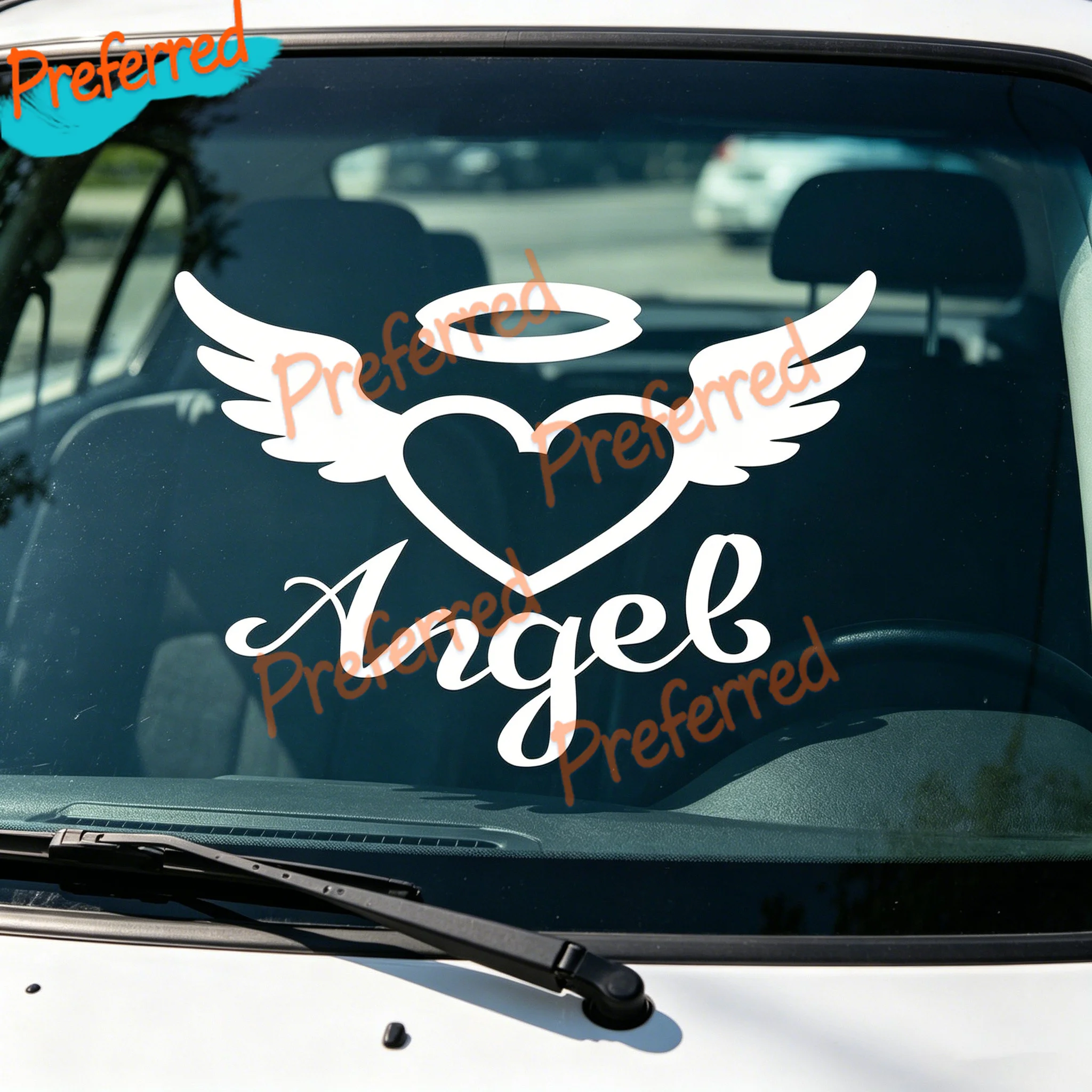 

2x JDM Angel Car Truck Window Vinyl Stickers Die Cut Decal - Customizable in Any Sticker Size -No Background