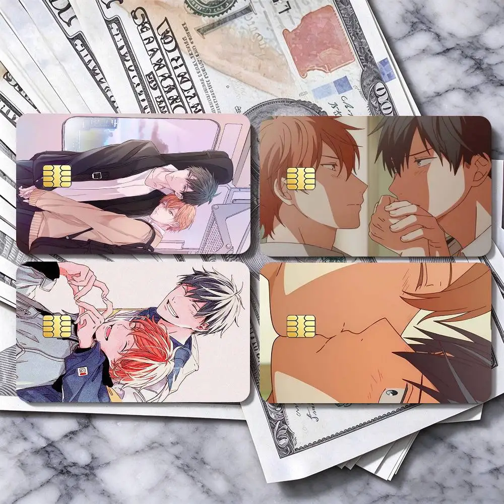 Given BL Anime Ritsuka Mafuyu Sato  Credit Card HD Stickers Premium matte film effectively prevents fingerprints and  abrasion.