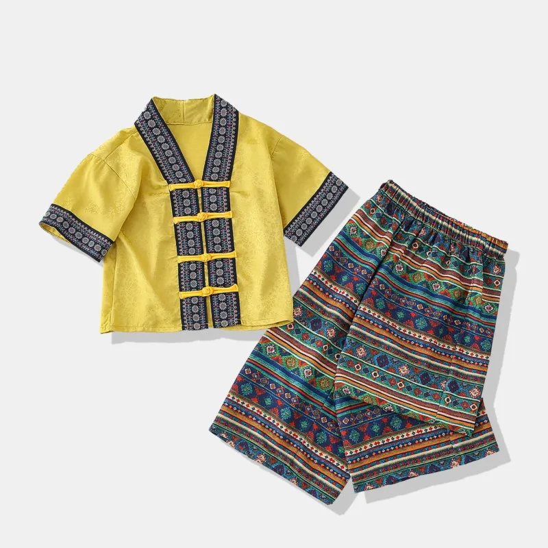 

Children's Han Chinese Costume Miao Ethnic Style Dai Miao' S Children Suit Watch