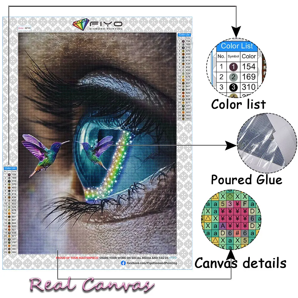 New Arrival Diamond Painting Universe Eyes Full Diamond Mosaic 5d Embroidery Art Cross Stitch Picture Home Decor Christmas Gift