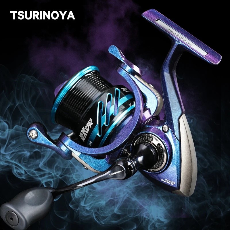 Carrete TSURINOYA Hawk Shallow Spool 2000S/2500S/3000S – Freno fuerte