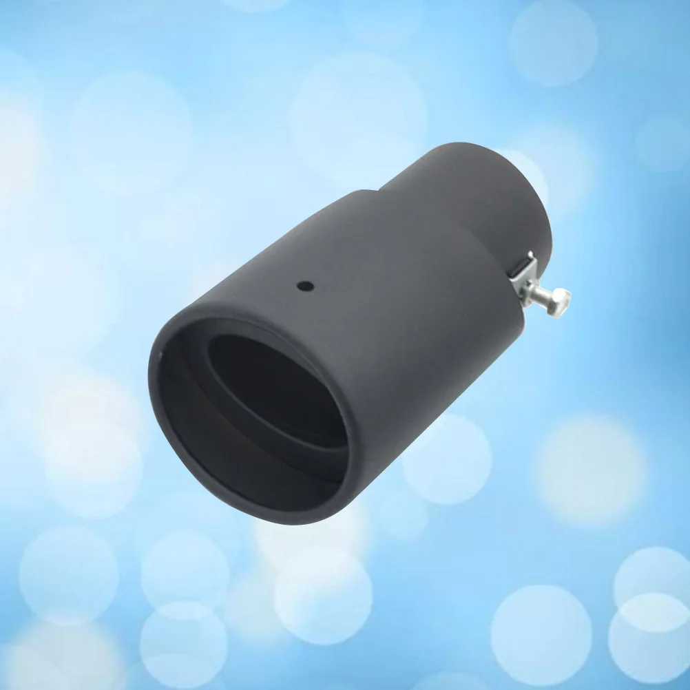 

Stainless Steel Car Exhaust Tips Durable Muffler Cover Anti-Corrosive Universal Auto Tail Pipe Protector Black Noise Reduction