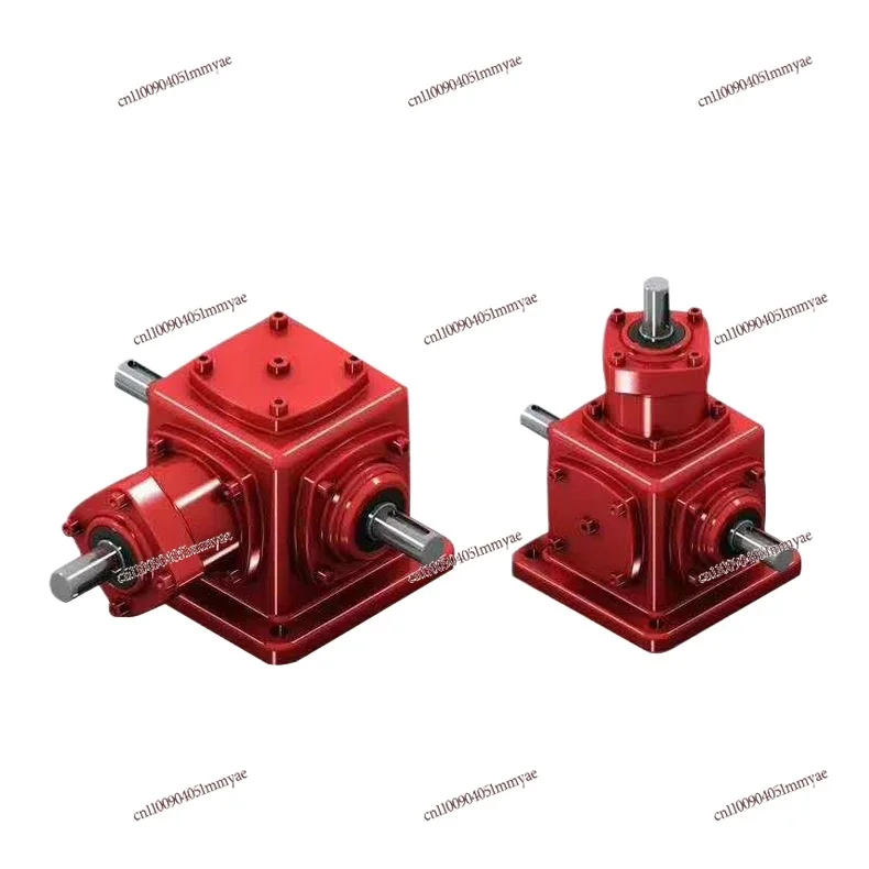 

T Series Spiral Bevel Gear Steering Box Motor Manufacturer Cross Steering Gear 90 Degree Commutator Gearbox