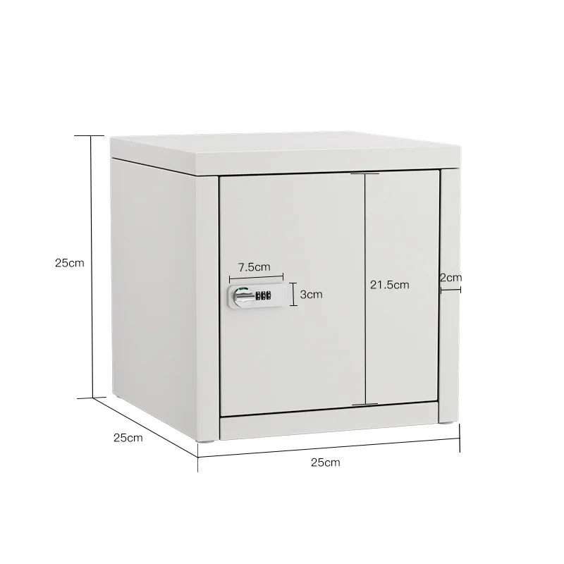 Small Password Box, Password Cabinet Household File Cabinet with Lock Storage Storage Box Student Locker Anti-theft