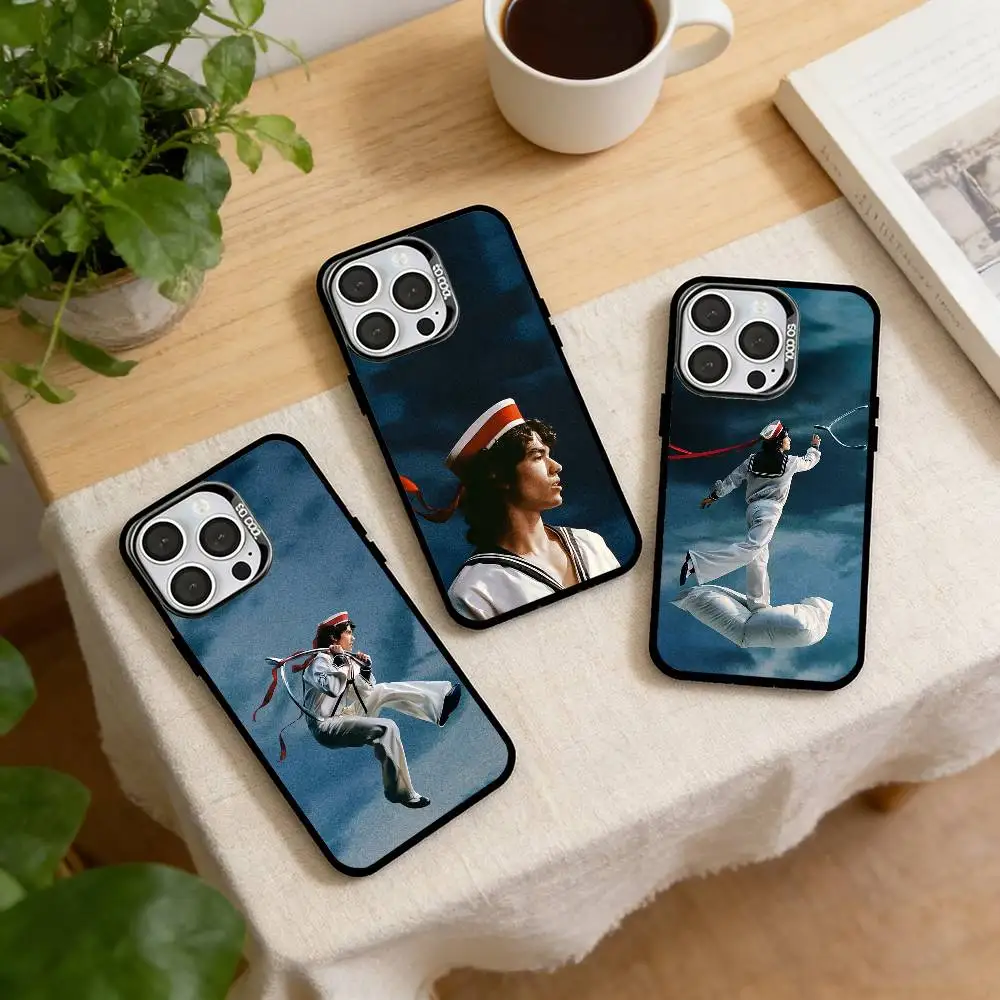 

C-Conan Gray Wishbone Phone Case For iPhone 17,16,15,14,13,12,11 Plus,Pro Max,XS,Colored Silver Plated Inside Cover