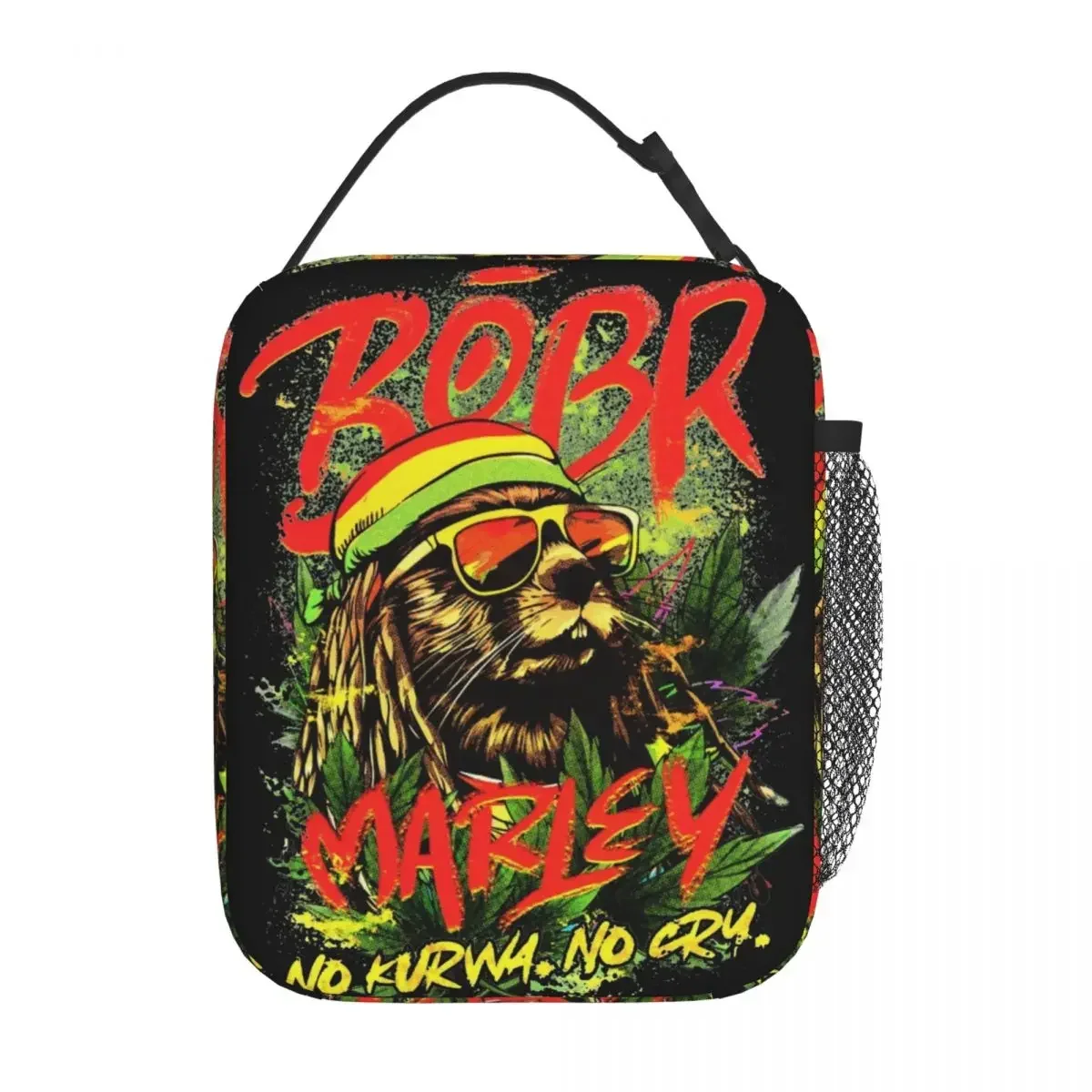 

Insulated Lunch Tote Bag Bobr Marley Bobr Kurwa Polish Beaver Storage Food Box Unique Design Thermal Cooler Bento Box For Travel
