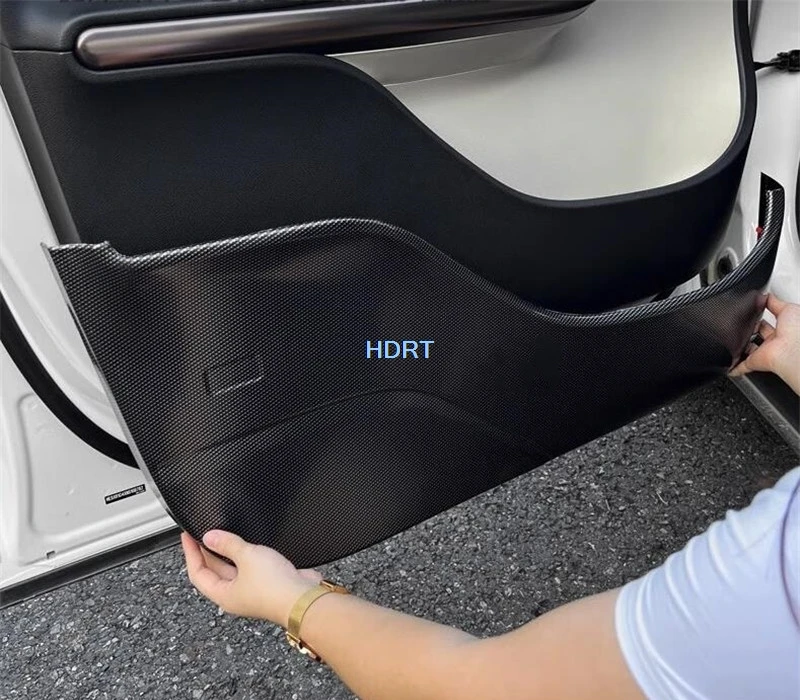 Car Gate Anti Plate Cover Door Kick Pad Interior Protective Sticker Styling Accessories For Mercedes-Benz Smart Elf #1 2022 +