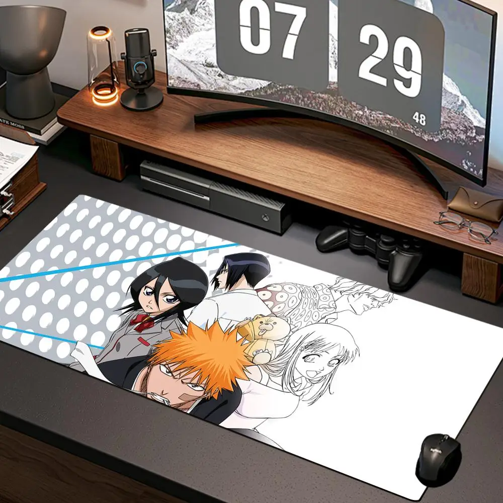 Anime bleach Mouse Pad New Computer Home Mousepad XXL Desk Mats Natural Rubber Office Anti Slip Gaming Accessories pad