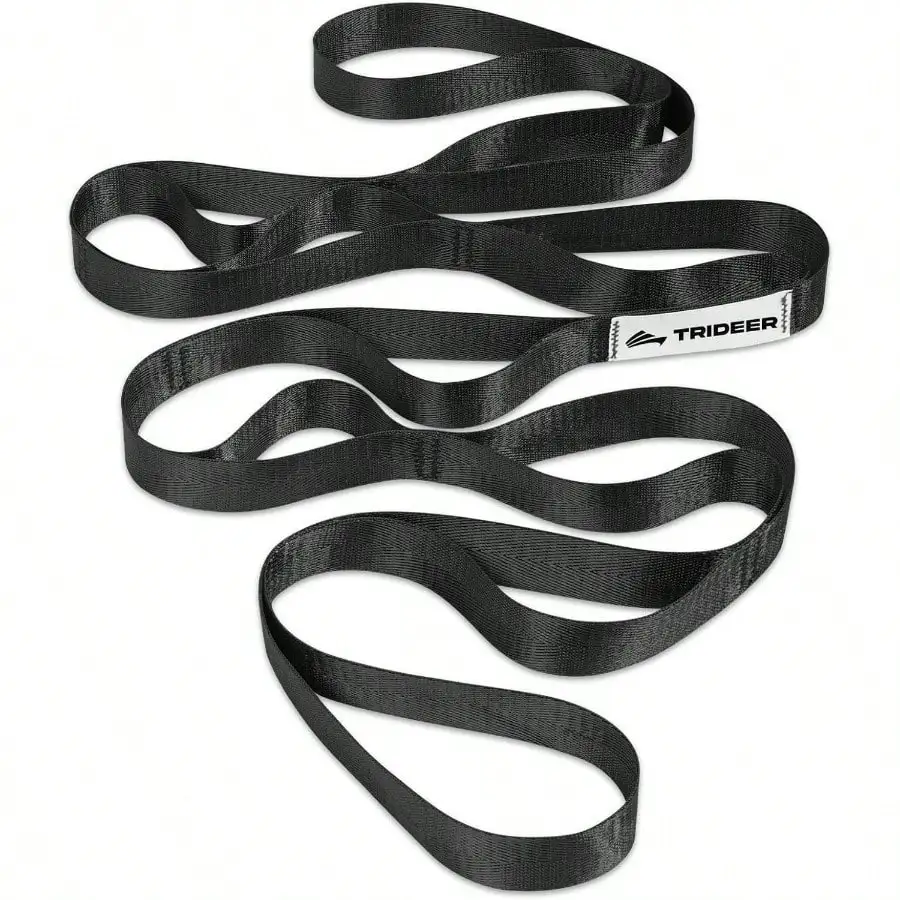 

Stretching Strap Yoga Strap Physical Home Workout, Exercise, Pilates And Gymnastics, 10 Loops Non - Elastic Stretch Bands With Aesthetic Packaging Women Men