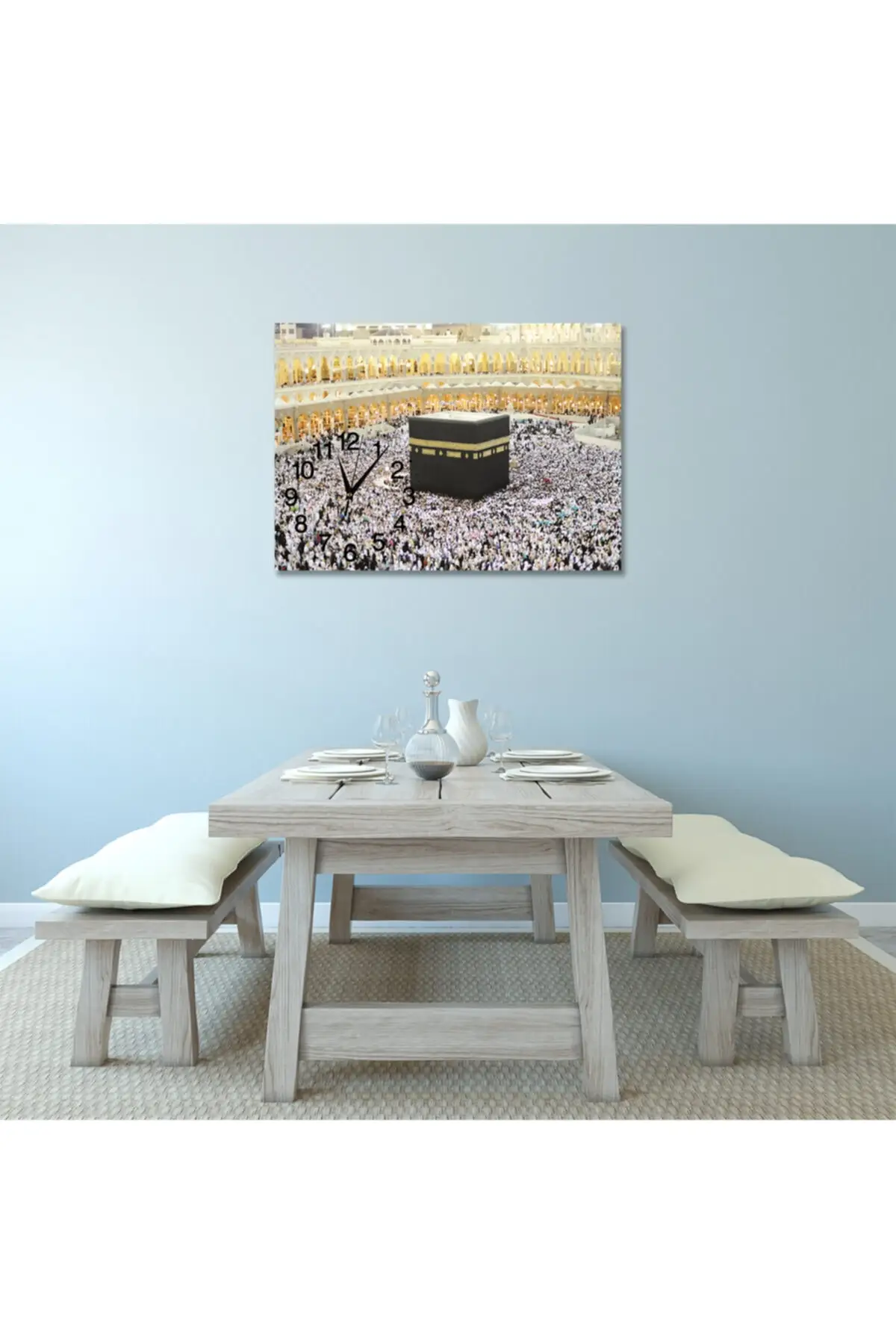 DOLBOVI Kabe religious one piece canvas wall clock