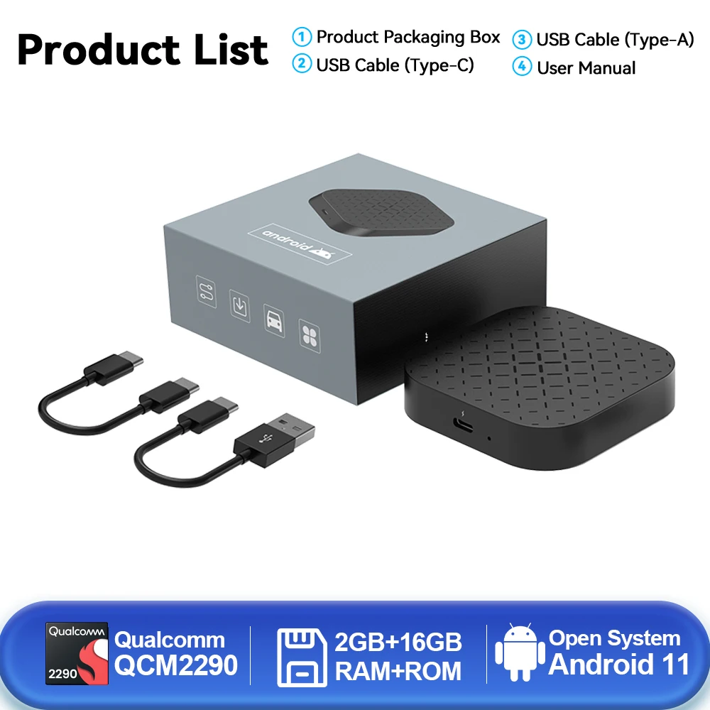 CarlinKit 3-in-1 Basic Pro Android TV Box CarPlay Ai Box