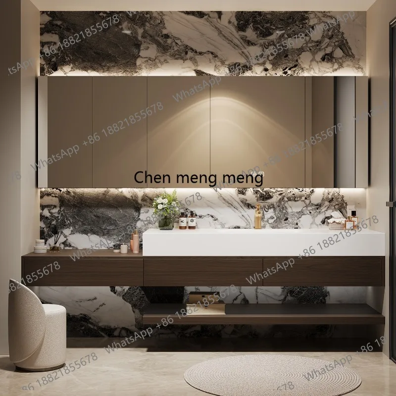 Mueble de baño de estilo chino, armario vintage profesional de diseño moderno, ahorra espacio, colchones, adornos, decoración del hogar