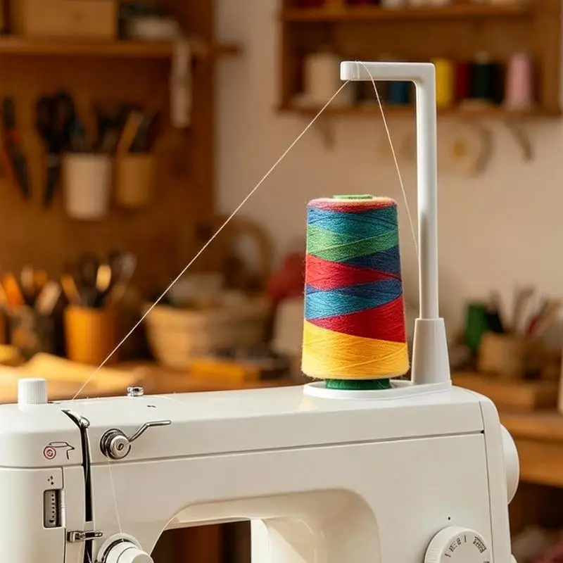 Sewing Machine Thread Stand 3D Printed Anti- Spool Rack Waterproof Household Organizer for Home Sewing Craft Storage