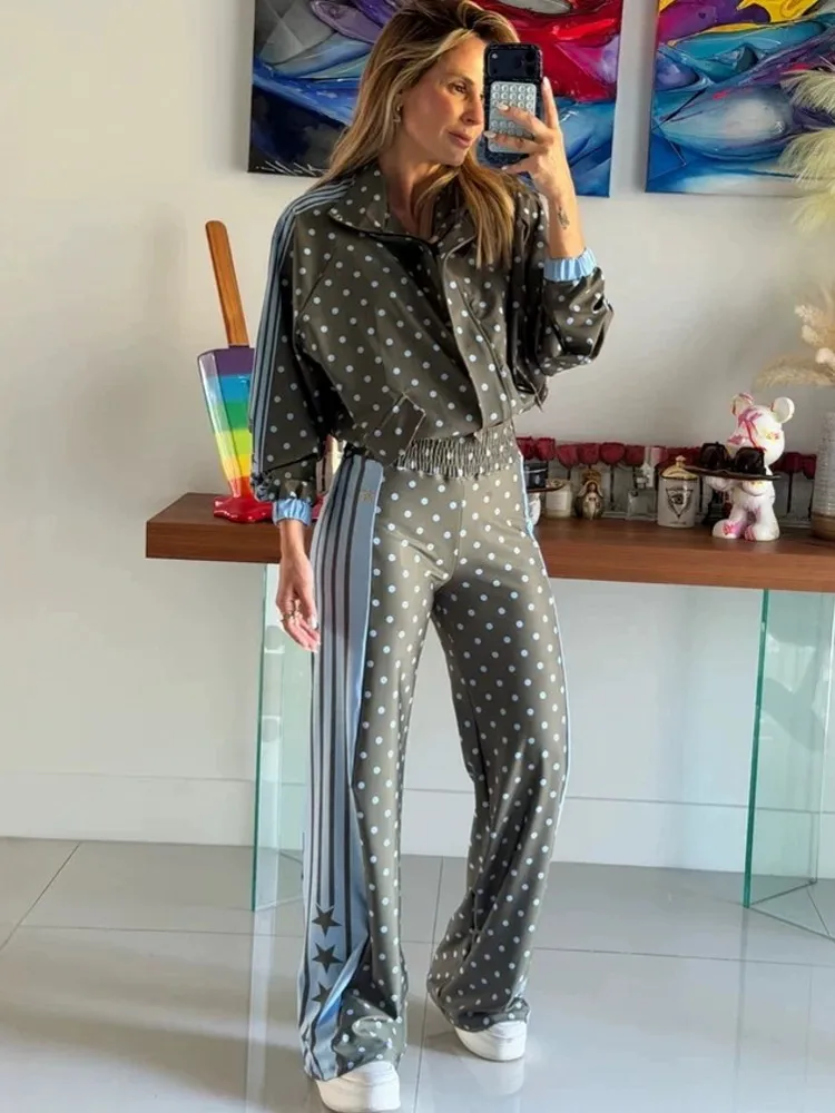 2 Piece Women Sets Dashiki African New Arrival Spring Autumn Matching Sets Two Pieces Sets Top And Pants Suits Outfits Clothing