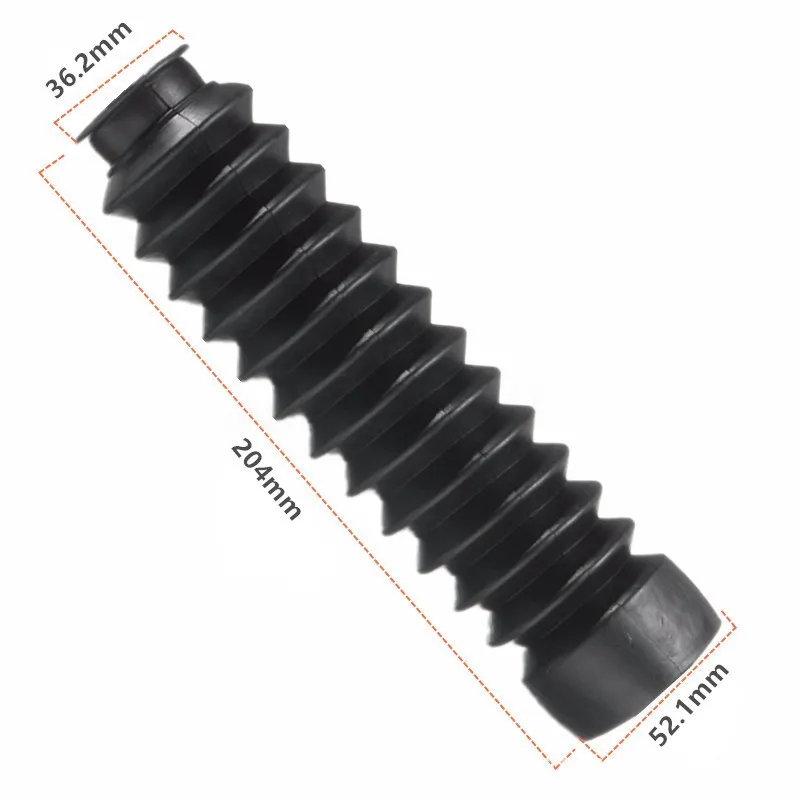 2PC Motorcycle Rubber Front Fork Dust Cover Gaiters Gators Boot Shock Protector Dust Guard ZJ125 125 CG125 Motorcycle Accessory