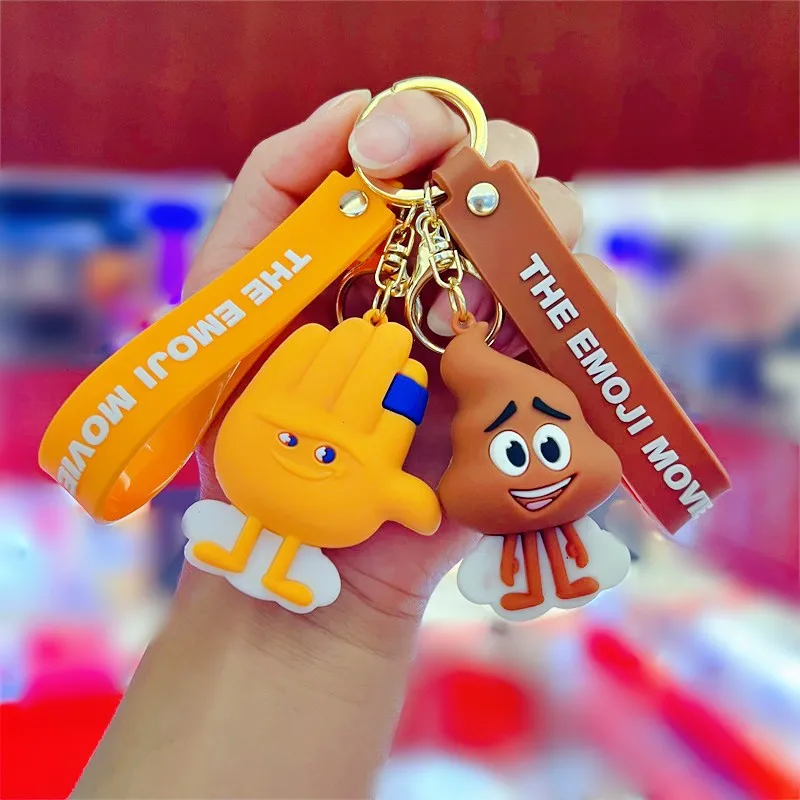 Creative Emoji Keychain Cartoon Ornament Men and Women's Pendants