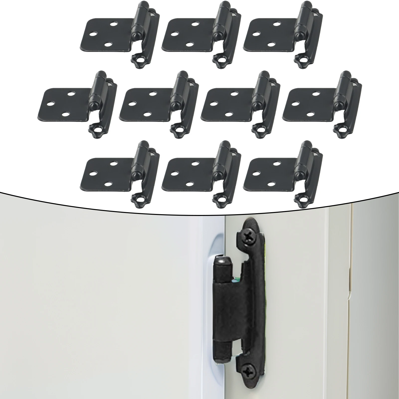 

Cabinet Hinge Door Hinges Kitchen Cupboard Home Heavy Duty Indoor/outdoor Overlay Replacement Furniture Reusable