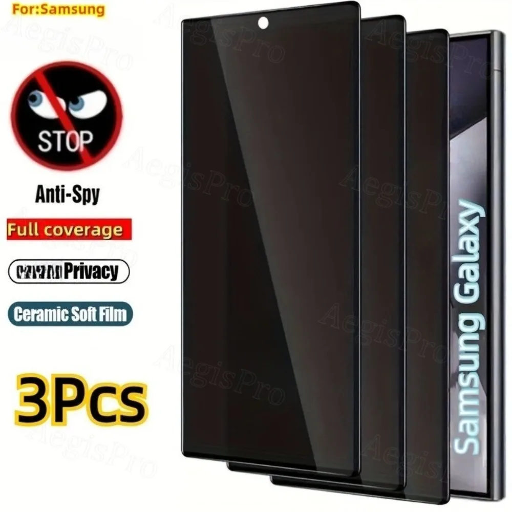 

3p Совместим с серией samsung galaxy S26 Ultra S26 Plus S26, это комплект включает три матовых защитных экрана для конфиденциальности.