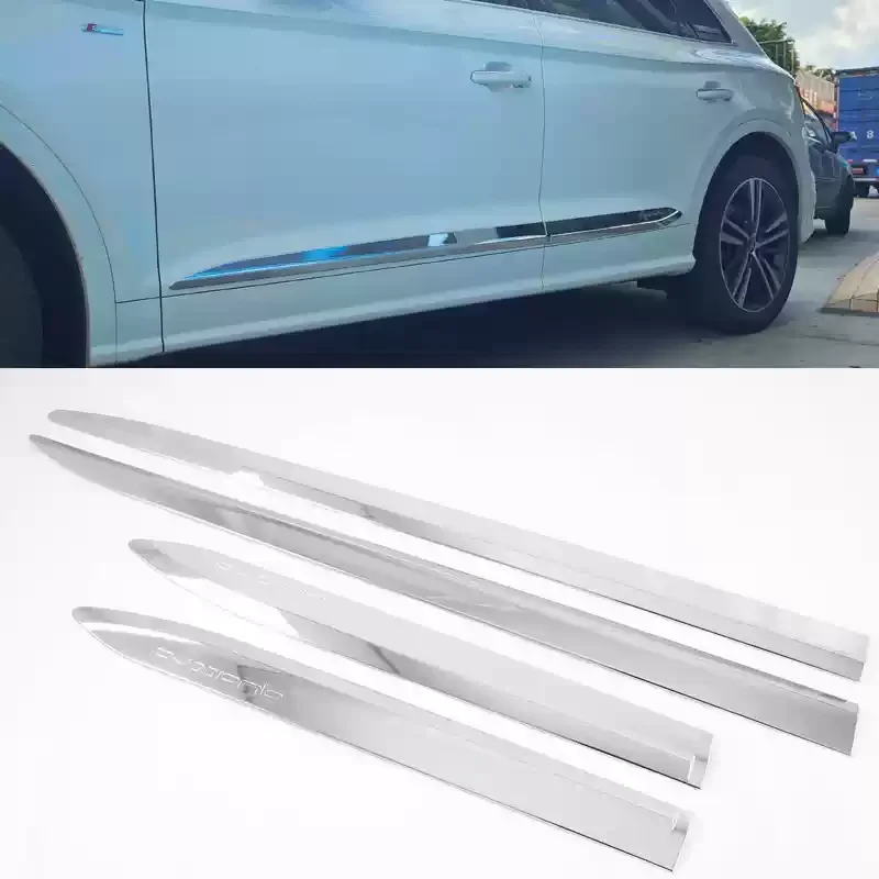 

FOR Audi Q5L 2018-2023 ABS Door Protective Trim Body door side anti-collision decorative bright strip Cover Trim Accessories