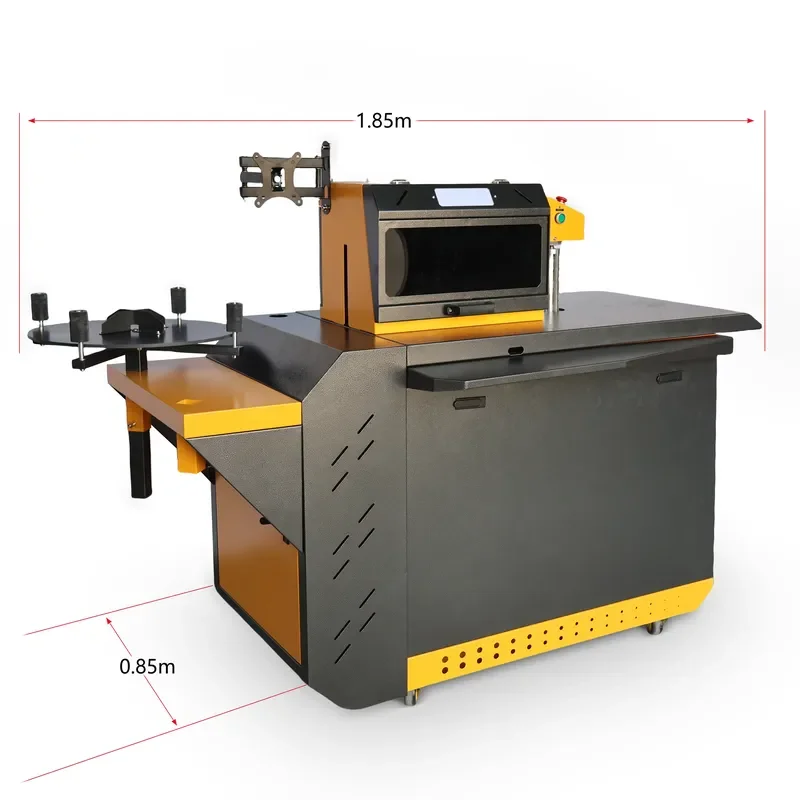 High Productivity Edge Folding Aluminum Coil Bending Machine for Channel Letter Making Material Forming Equipment