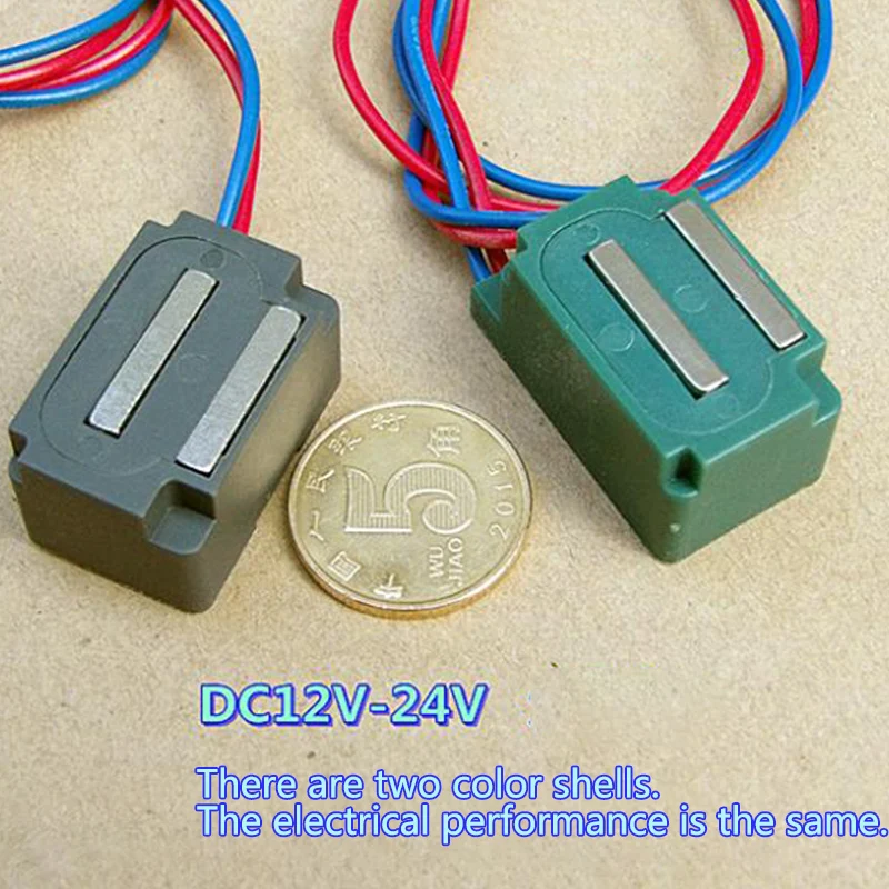 DC 12V-24V Electronic Magnet Mini Volume Large Suction Electromagnet DIY Electronic Door Lock