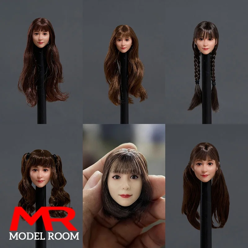 

Z6TOYS ZC010 масштаб 1/6 Yua подвижные глаза голова лепка резьба модель подходит для 12 дюймов женщина-солдат бледная фигурка тела куклы