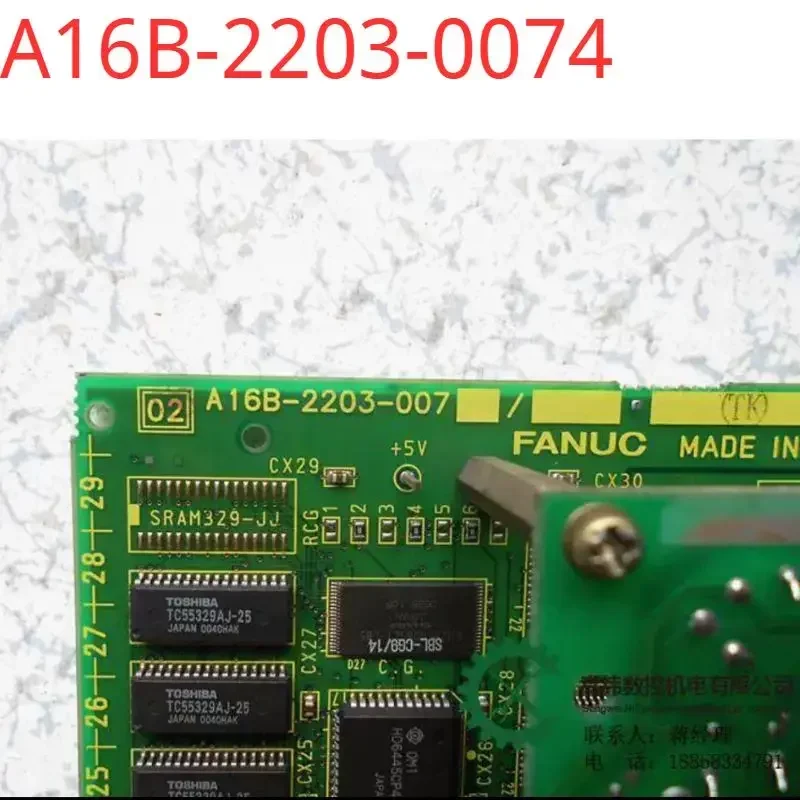 A16B-2203-0074 Second-hand tested ok    I/O boardin good Condition