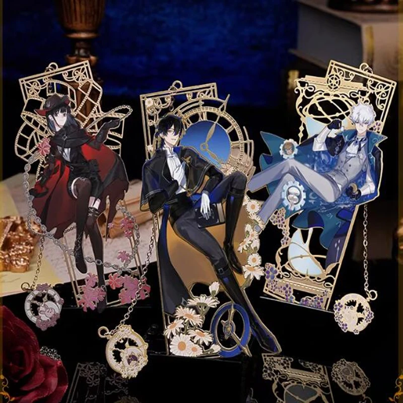 Anime Link Click Metal Bookmarks Anime Peripherals Charles Lucas Anime Characters Cartoon Cute Bookmarks Stationery Student Gift