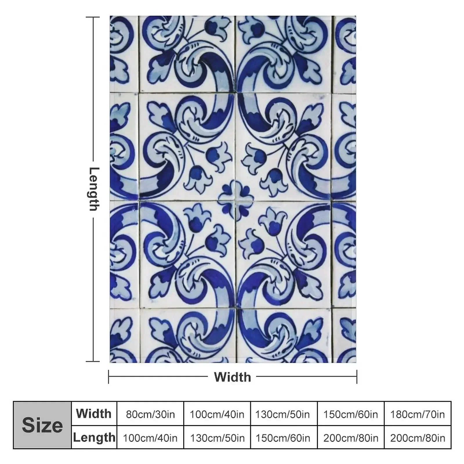 Azulejo Throw Blanket Blankets For Baby Single Blankets