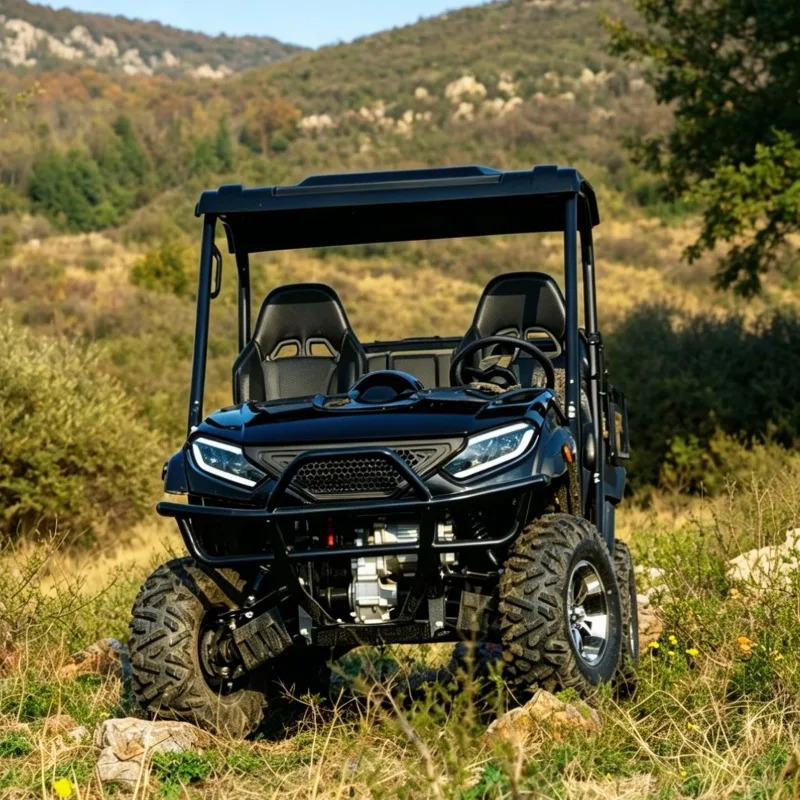 10KW Automatic 4WD Electric UTV off Road Side by Side Utility Vehicle for Ranch Forest Mountain Outdoor Hunting Use