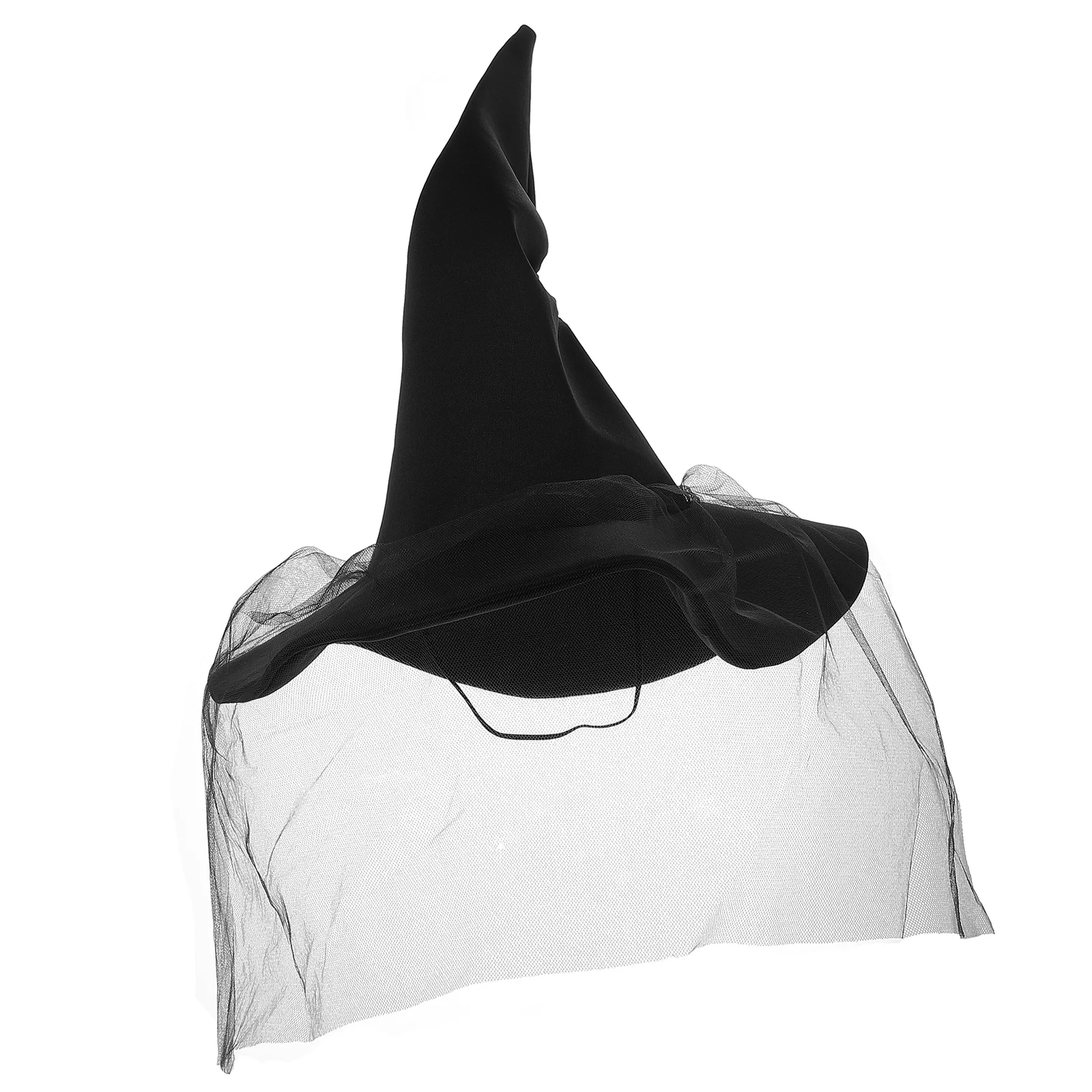 

Witch Hat nament Supple Polyester Comfortable Long Use Washable Easy Clean Elegant Design Halloween Party Charm Wide Uses