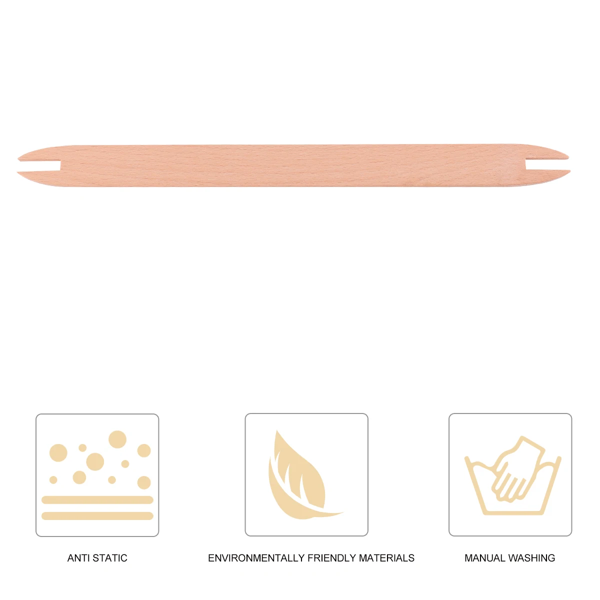 

Wooden Knitting Needle Weaving Shuttle Handmade Crafts Tool Bamboo Tapestry Stick Sewing Accessories Safe Durable Long Lasting