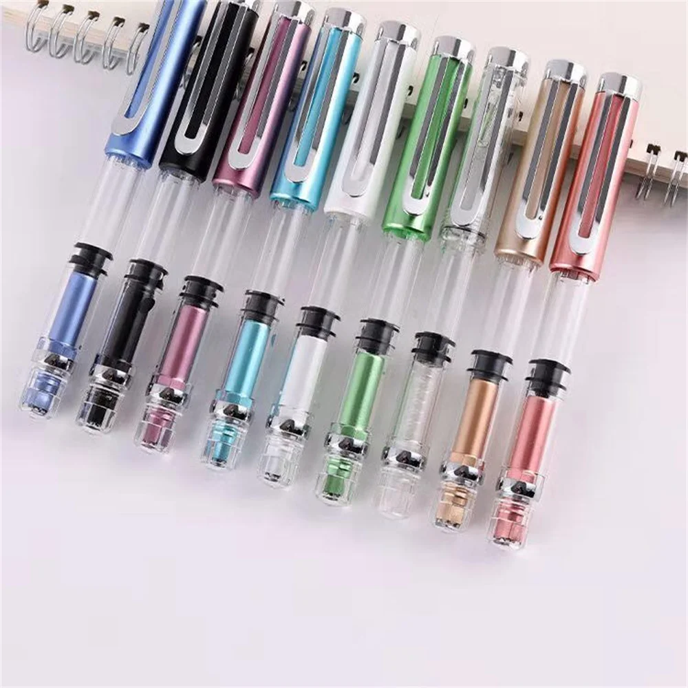 

9pcs Colors Set Straight Liquid Writing Brush Artist Watercolor Painting Dip Pen School Office Supply Student Art Stationery