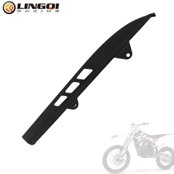 LYNNCHI Motorcycle Front Chain Sprocket Cover Swingarm Protection Engine Frame Slider Guide Guard For KAYO T4 Motocross Parts