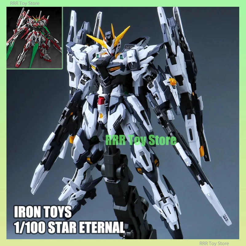 In Stock Iron Toys MG 1/100 Star Eternal Model Kit Alloy skeleton Two Style Armour Assembly Action Figures Robot Plastic Model