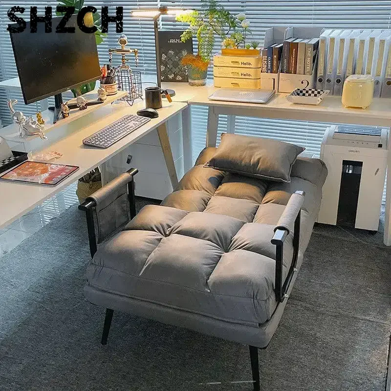 Lunch Break Folding Sofa Bed Integrated Dual-purpose Office Folding Chair Nap Computer Chair Can Lie Down and Sit