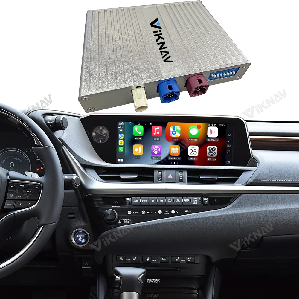 Mirror Link Linux Interface Box For Lexus ES NX UX LS LC 500H 2018-2022 Carplay Multimedia Player AirPlay Decoder