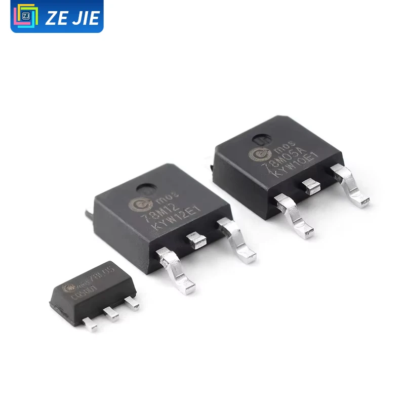 Ze Jie  Genuine CMOS 3-Terminal Linear LDO Regulator 78L05 SOT-89, 78M05A, 78M12 TO-252