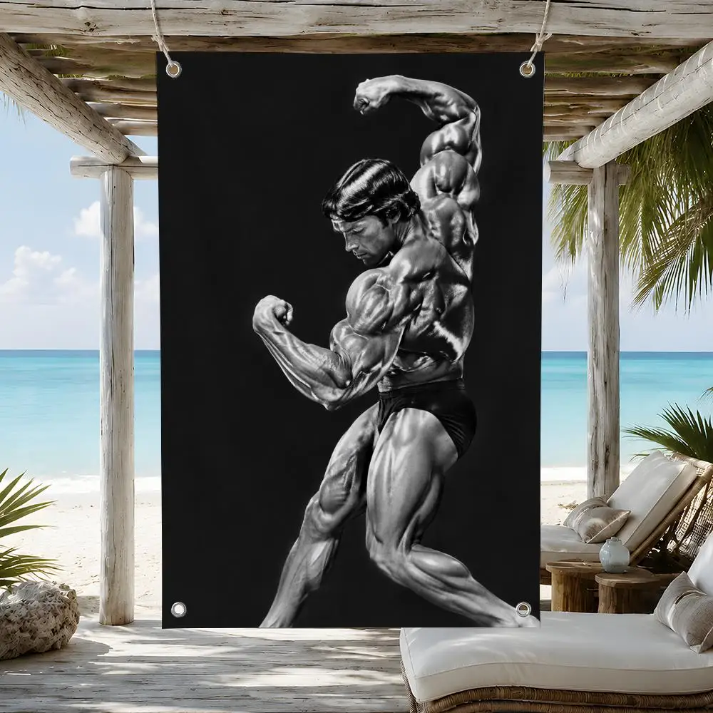 Celebrity Arnold Schwarzenegger Flags Supporter Flag Banner for Bedroom Dorm Wall Garden Yard Porch Patio Home Party Decor