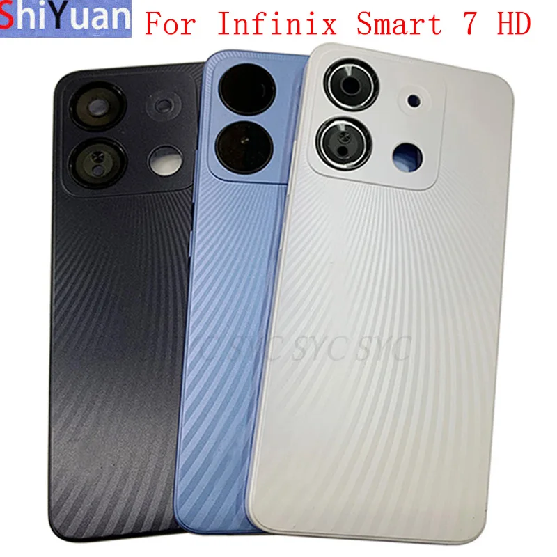 

Battery Cover Rear Door Housing Case For Infinix Smart 7 HD Back Cover with Logo Replacement Parts