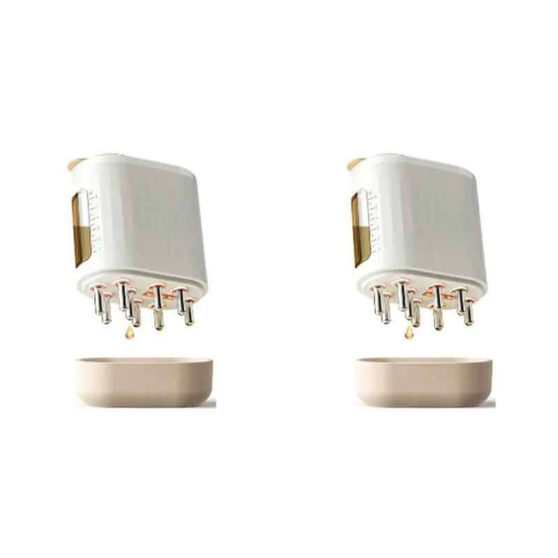 

B89B-2X Electric Head Scalp Massager Hair Growth Oil Serum Comb Waterproof Head Scratcher Regrowth Hair Treatment