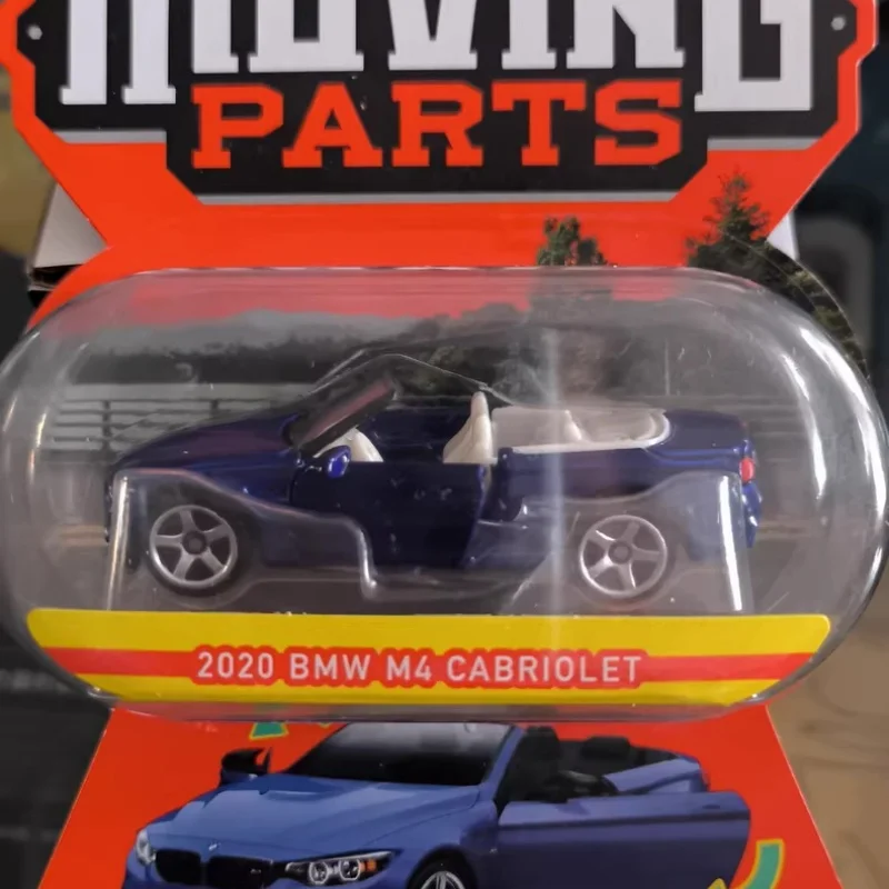 Mattel Match Box Moving Parts Series 2020 BMW M4 Cabriolet FWD28 Metal 1:64 Scale Diecast Mini Car Model Vehicle Collectible Toy