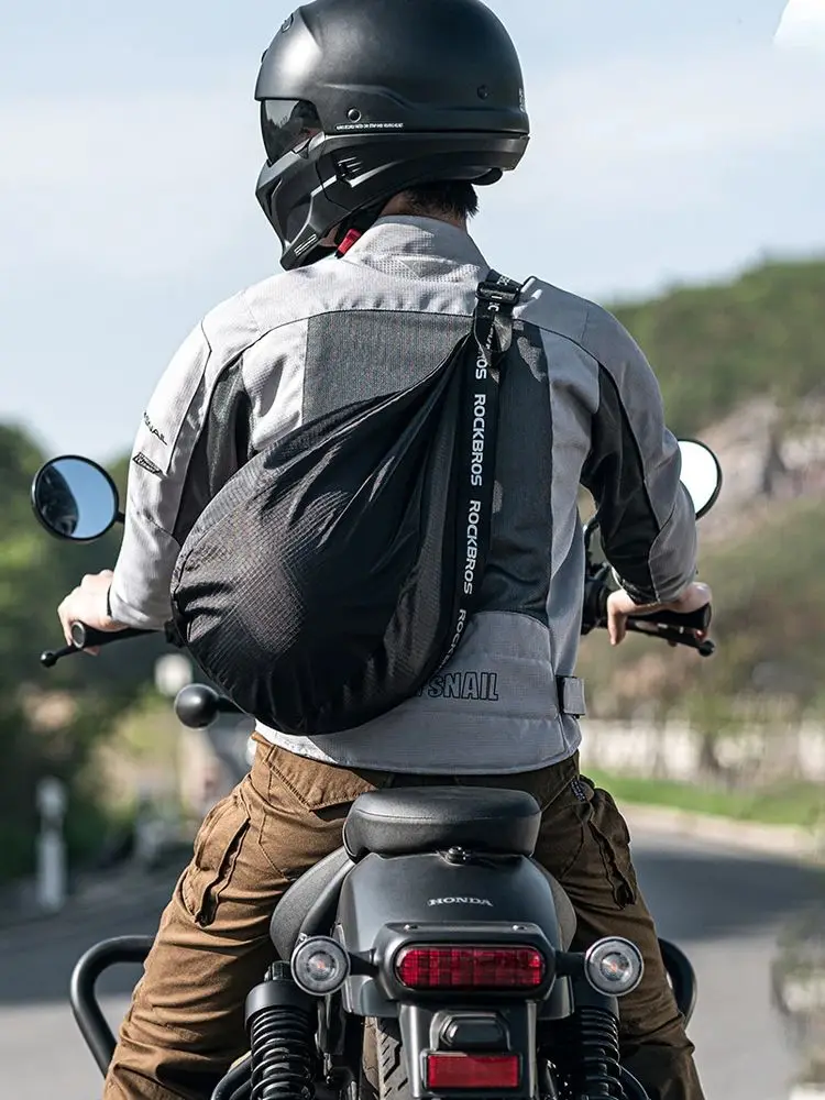 AliExpress ROCKBROS 7L/15L Motorcycle Helmet Backpack Unisex Portable Reflective Cycling Travel Moto Rider Storage Bag Accessory자전거 가방