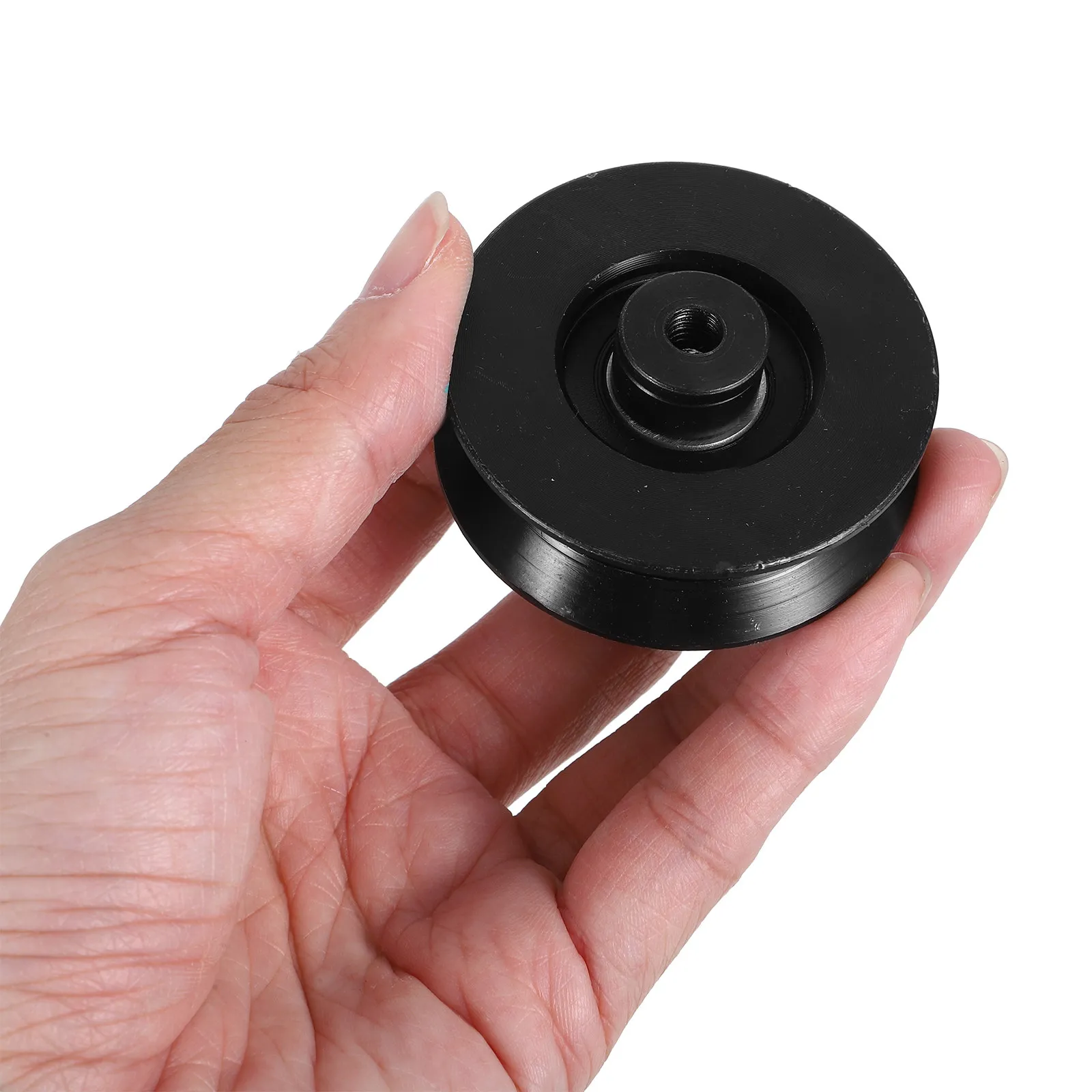 Steel V-Type Groove Pulley Durable Track Wheel Guide Pulley for Machine Tool Protective Cover Precision Rolling Bearing Hardware