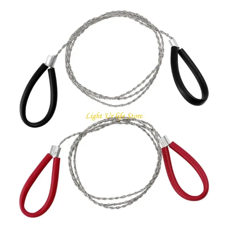 

63HA 4 Strand Steel Wire Handsaw for Cutting Metal Plastic Heavy Duty Portable Manual Tool Home Improvement Projects