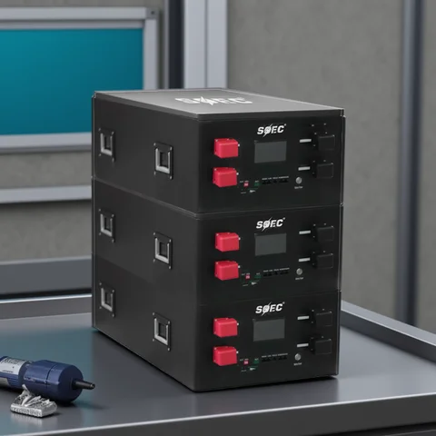 SOEC 15KWH 16KWH Zestaw akumulatorów DIY Lifepo4 6000 cykli 51.2V 300AH 320AH Zestawy Powerwall z ogniwami 3.2v i BMS do układu słonecznego